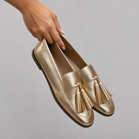 Donatella | Mocassins à Franges Dorées