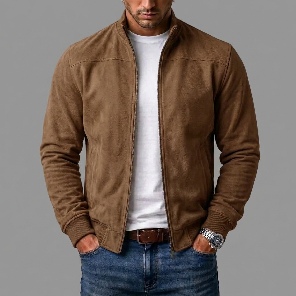 Varel | Veste bomber en daim