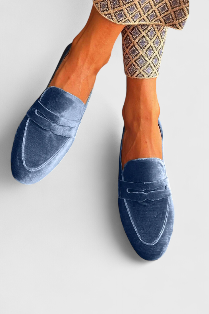 Giovanna | Patchwork Slip-On Moccasins