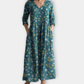 Zinnia | Robe à Imprimé Audacieux et Confort Évident