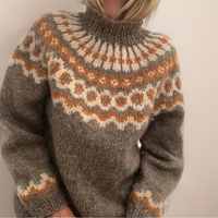 Venlora Mode | Pull Col Montant Jacquard Christine