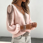 Vintage Élégante Blouse