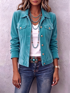 Raffaella | Veste en Velours Vintage Bohémien