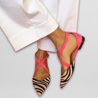 Ornella | Ballerine avec des brides