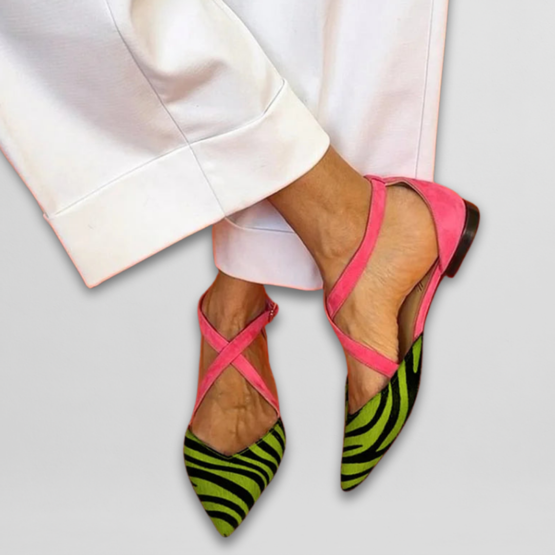 Ornella | Ballerine avec des brides