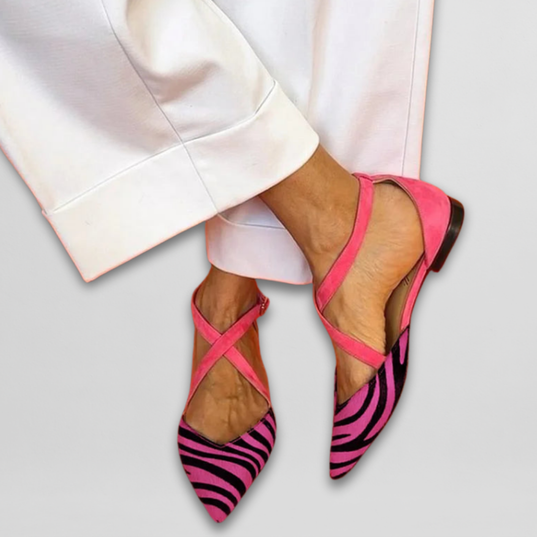 Ornella | Ballerine avec des brides