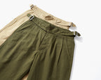 Shorts rétro décontractés kaki pour homme style Gurkha inspirés de l'armée britannique