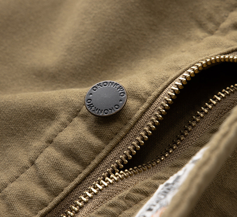 Combinaison cargo marine rétro décontractée pour homme