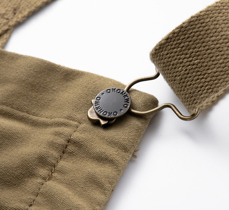 Combinaison cargo marine rétro décontractée pour homme