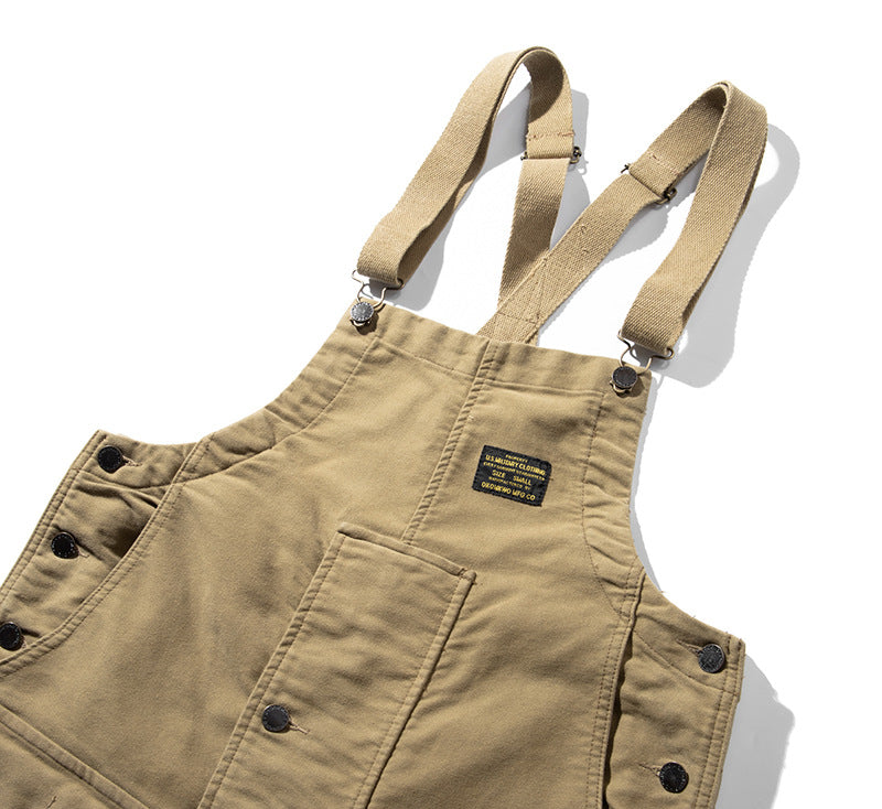 Combinaison cargo marine rétro décontractée pour homme