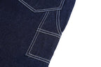 Combinaison rétro décontractée en jean à rayures pour homme