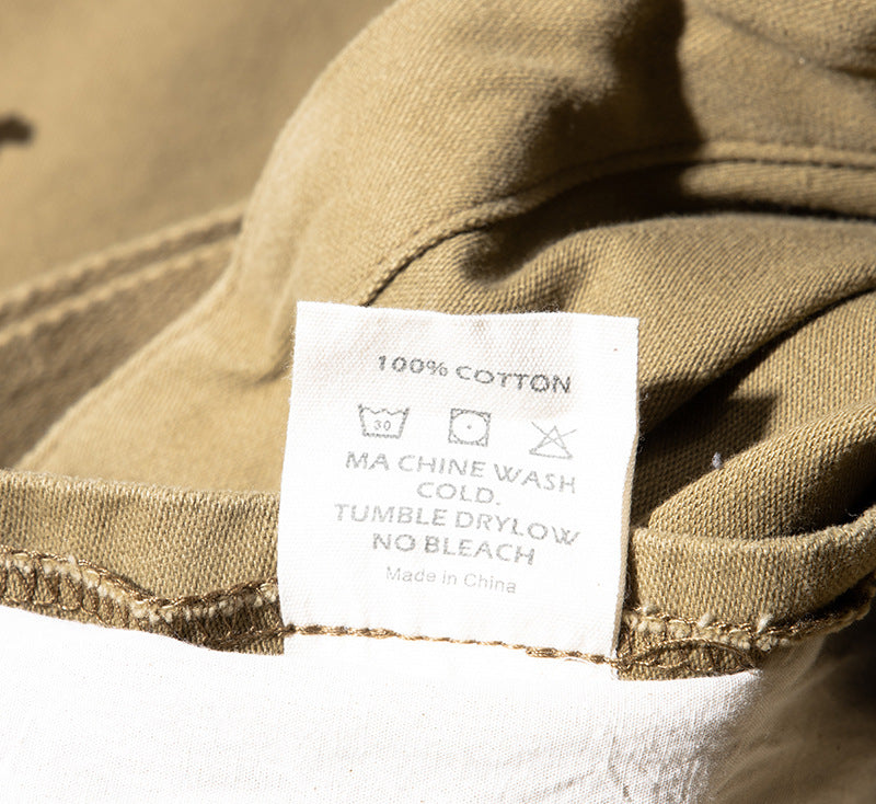 Combinaison cargo marine rétro décontractée pour homme