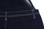 Combinaison rétro décontractée en jean à rayures pour homme