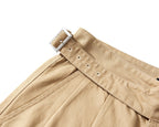 Shorts rétro décontractés kaki pour homme style Gurkha inspirés de l'armée britannique