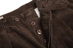 Jean Retro Casual Épais en Velours Coton pour Homme