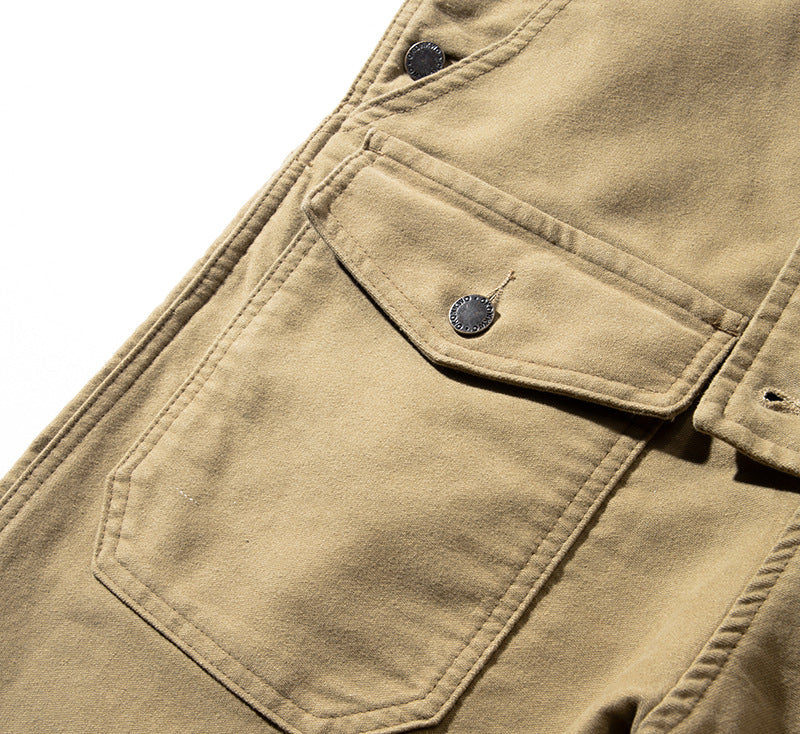 Combinaison cargo marine rétro décontractée pour homme