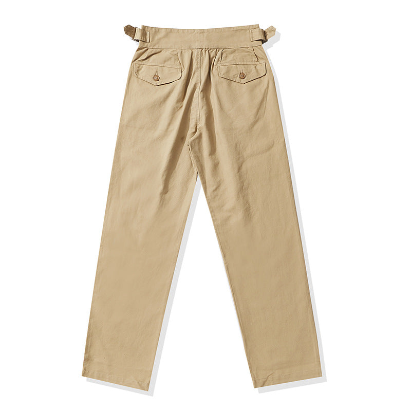 Shorts rétro décontractés kaki pour homme style Gurkha inspirés de l'armée britannique