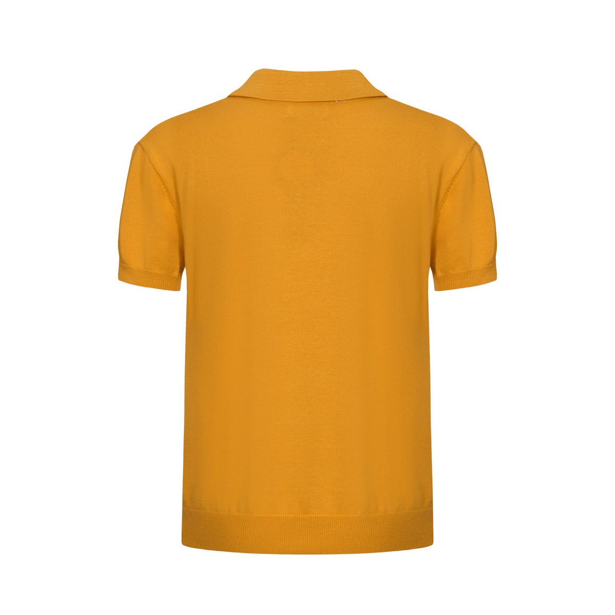 Chemise rétro à rayures des années 70 pour homme – Polo tricot doré