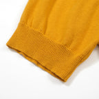 Chemise rétro à rayures des années 70 pour homme – Polo tricot doré