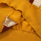 Chemise rétro à rayures des années 70 pour homme – Polo tricot doré