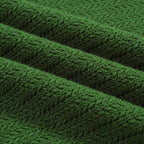 Chemise Polo à Col Ouvert Homme – Style Années 60 en Vert avec Bordure Crème