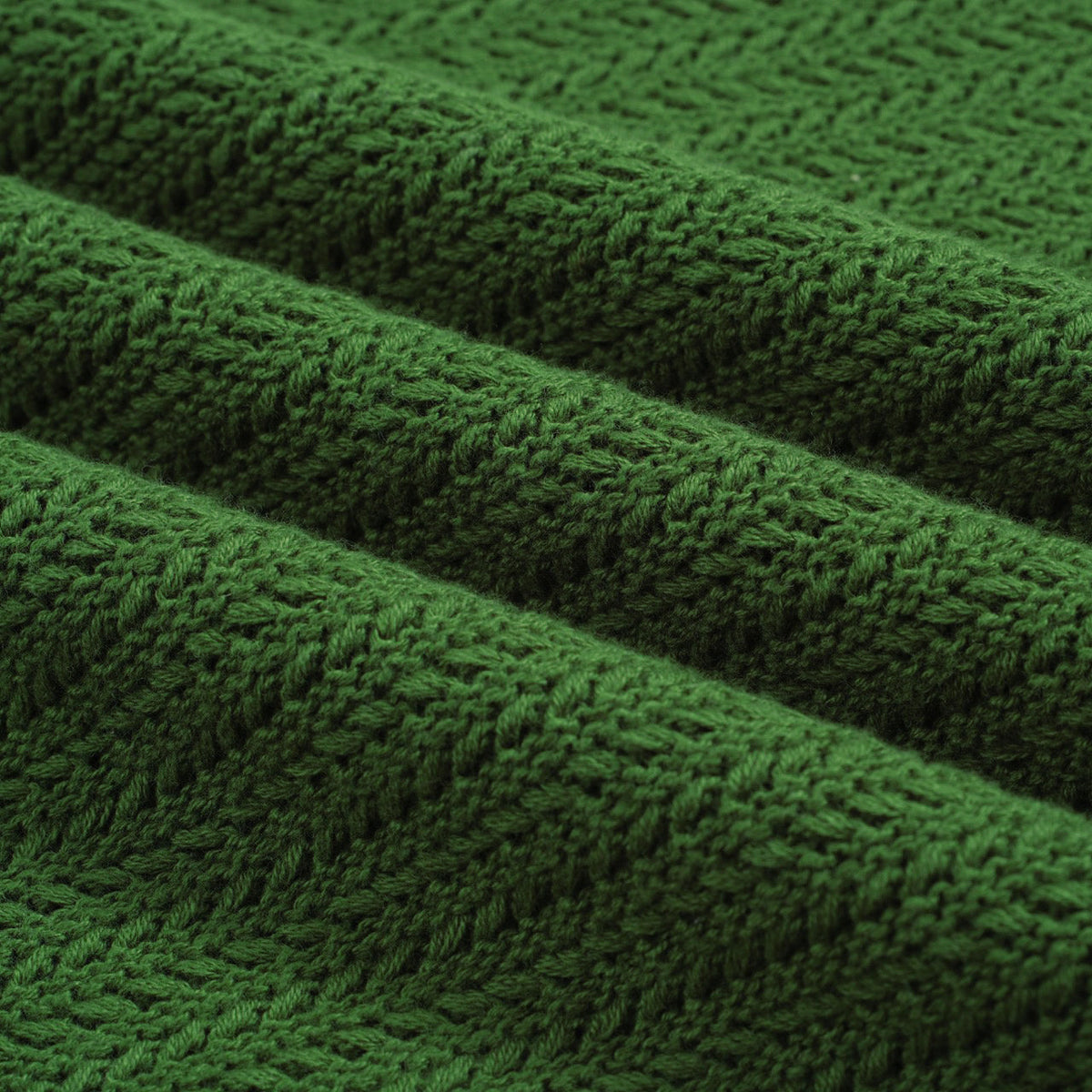 Chemise Polo à Col Ouvert Homme – Style Années 60 en Vert avec Bordure Crème