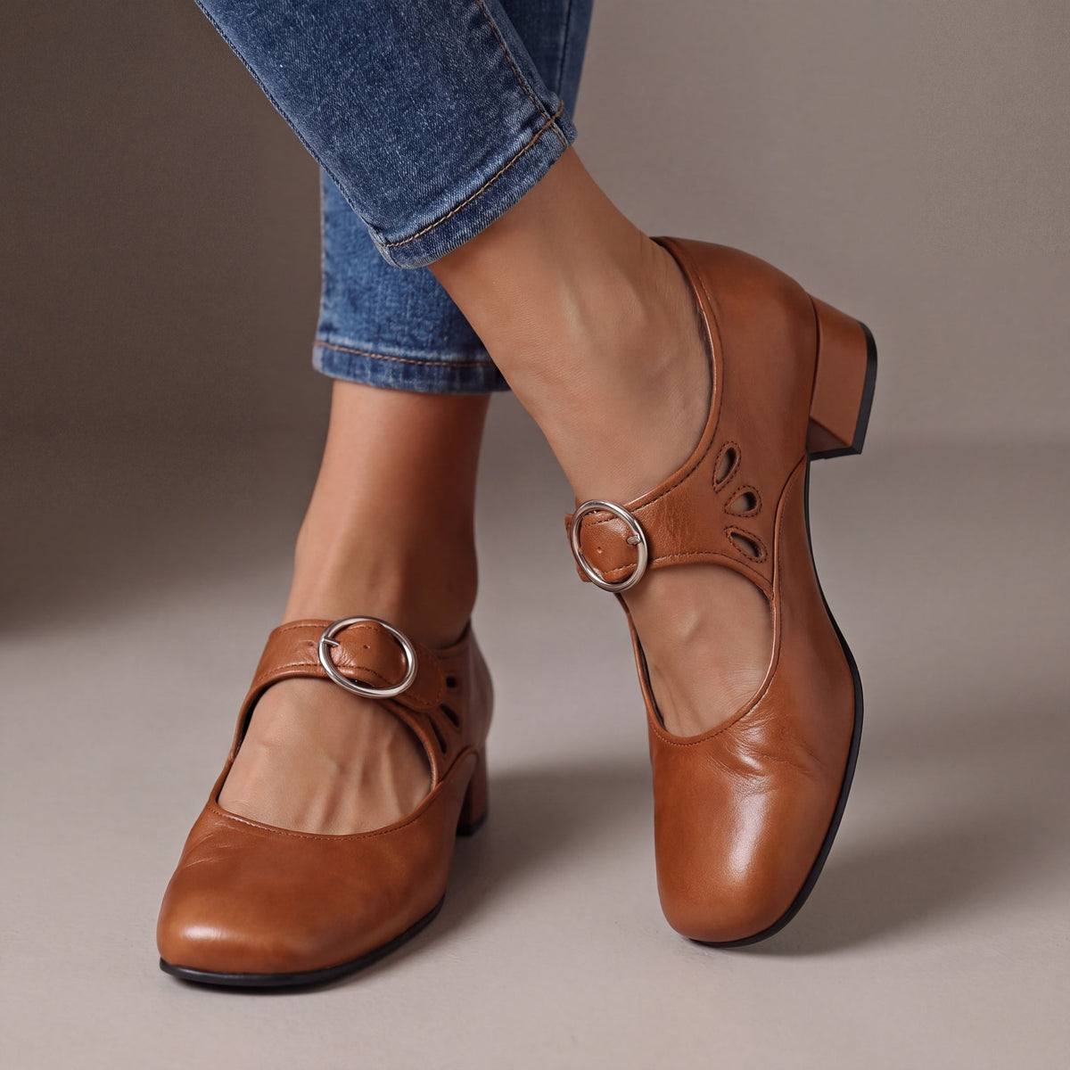 Venlora Mode | Babies en Cuir Souple Nathalie