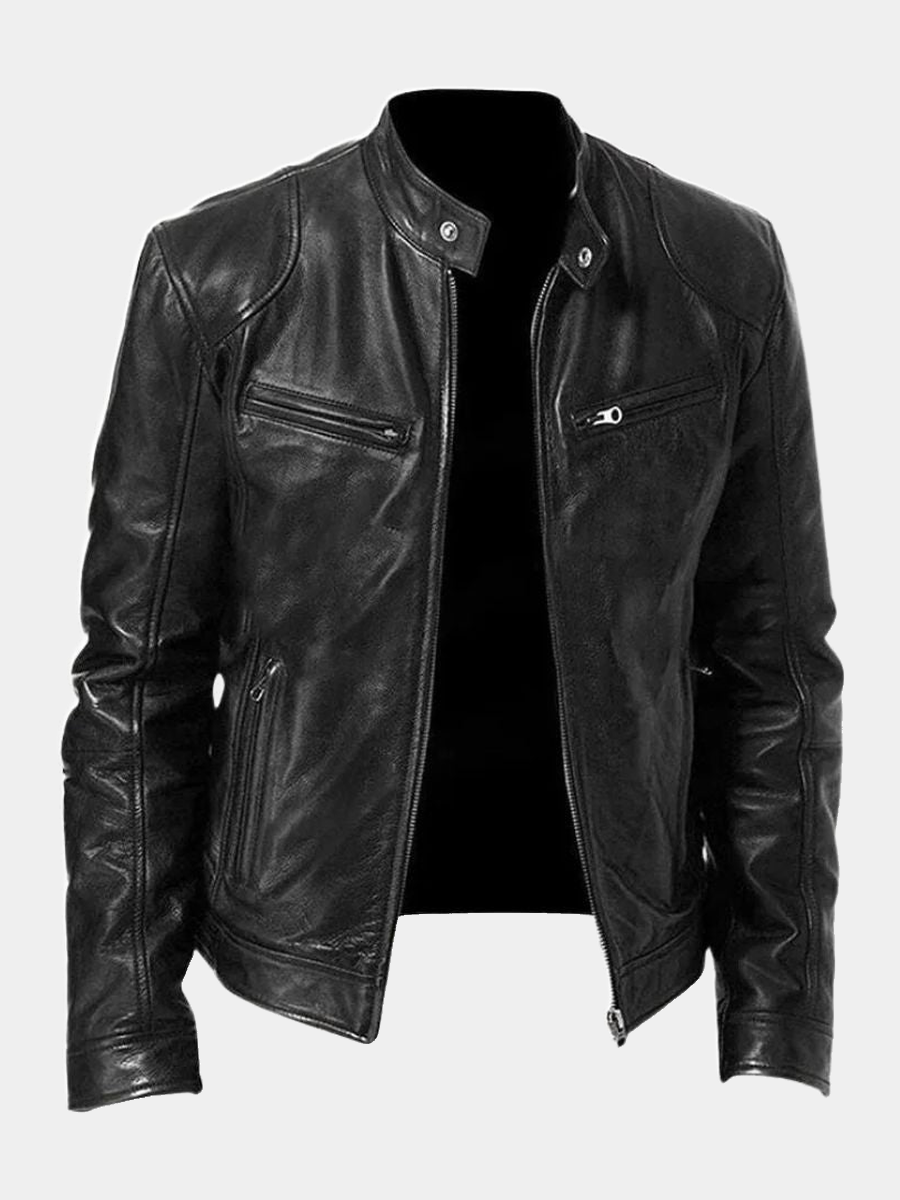 VENLORA MODE | Veste en cuir décontractée