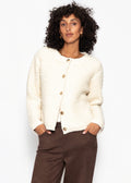 Veste en bouclé - blanc cassé