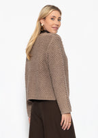 Veste en bouclé - taupe