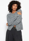 Cardigan avec Paillettes et Lurex - gris