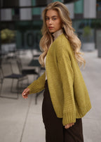 Cardigan Oversize - vert olive