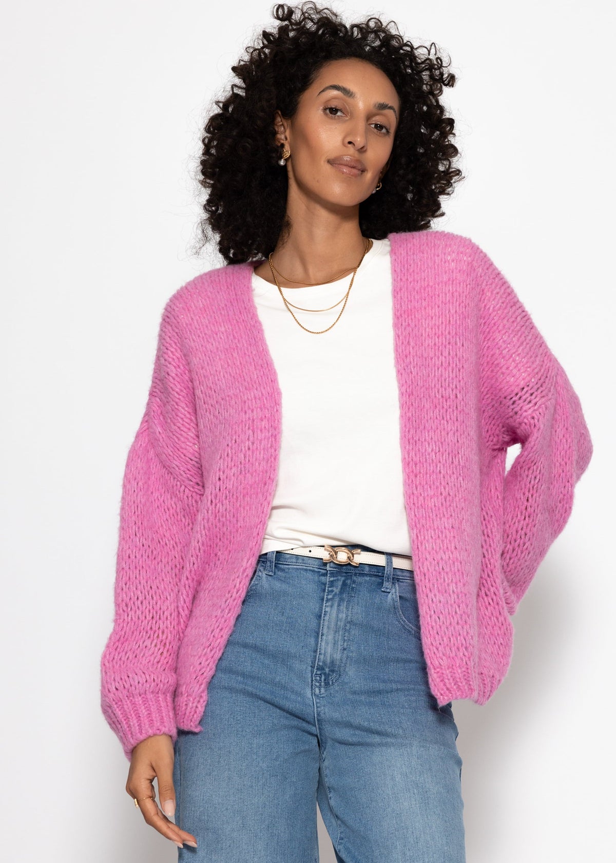 Cardigan Oversize - rose