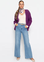Cardigan Oversize - prune