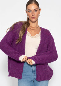 Cardigan Oversize - prune