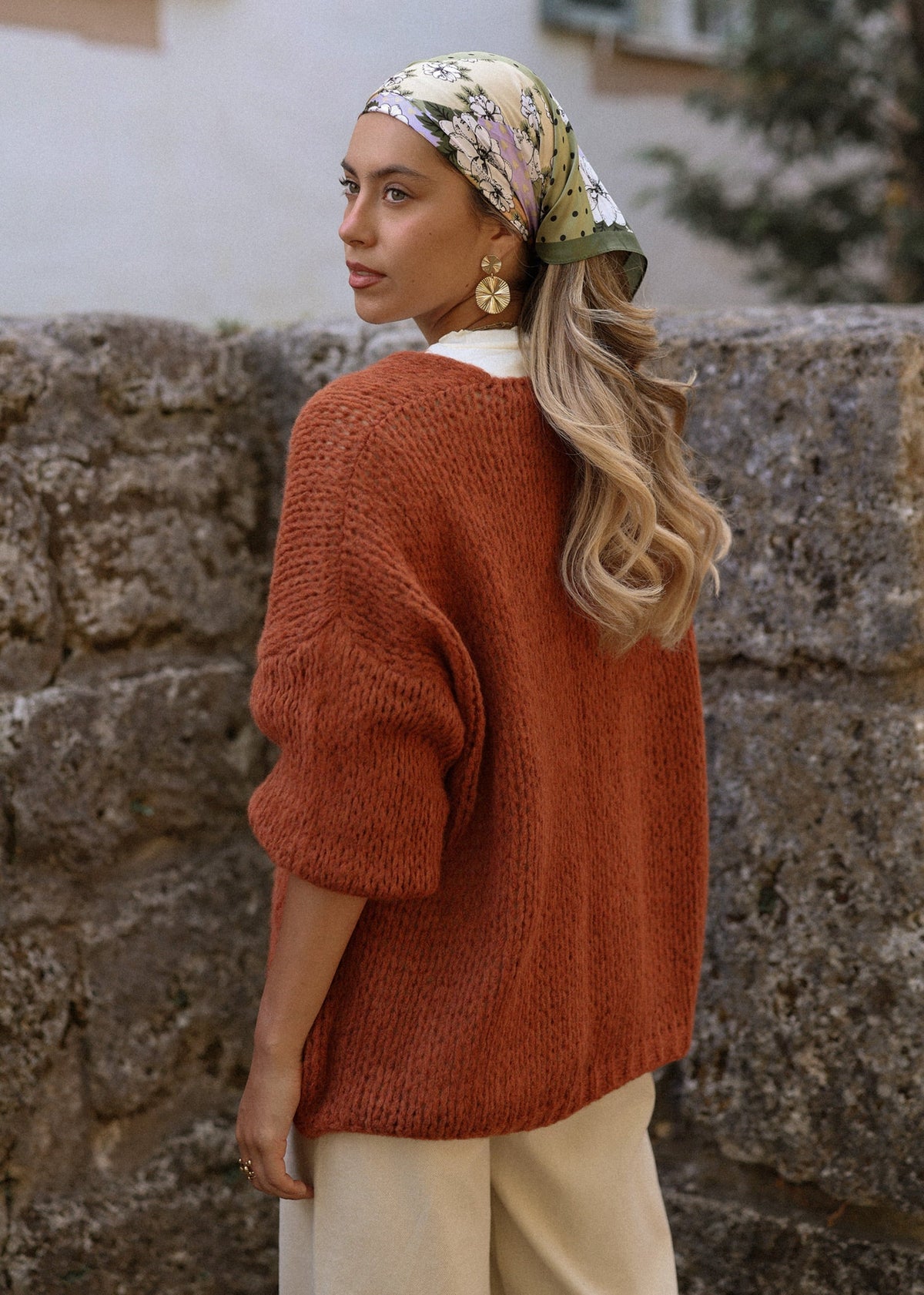 Cardigan Oversize - rostrot