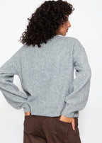 Gilet avec fermeture à nouer - gris