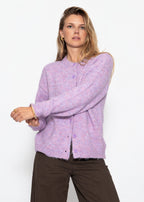Gilet à boutons - lilas