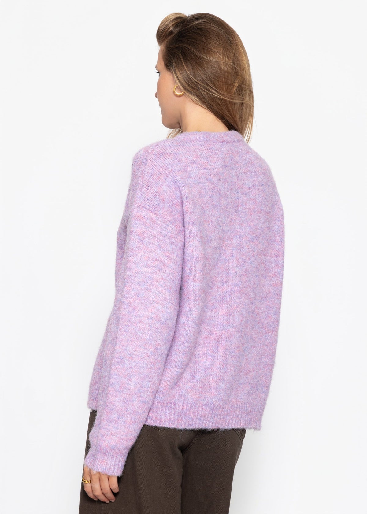 Gilet à boutons - lilas