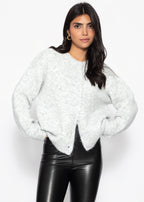 Gilet avec boutonnière - gris