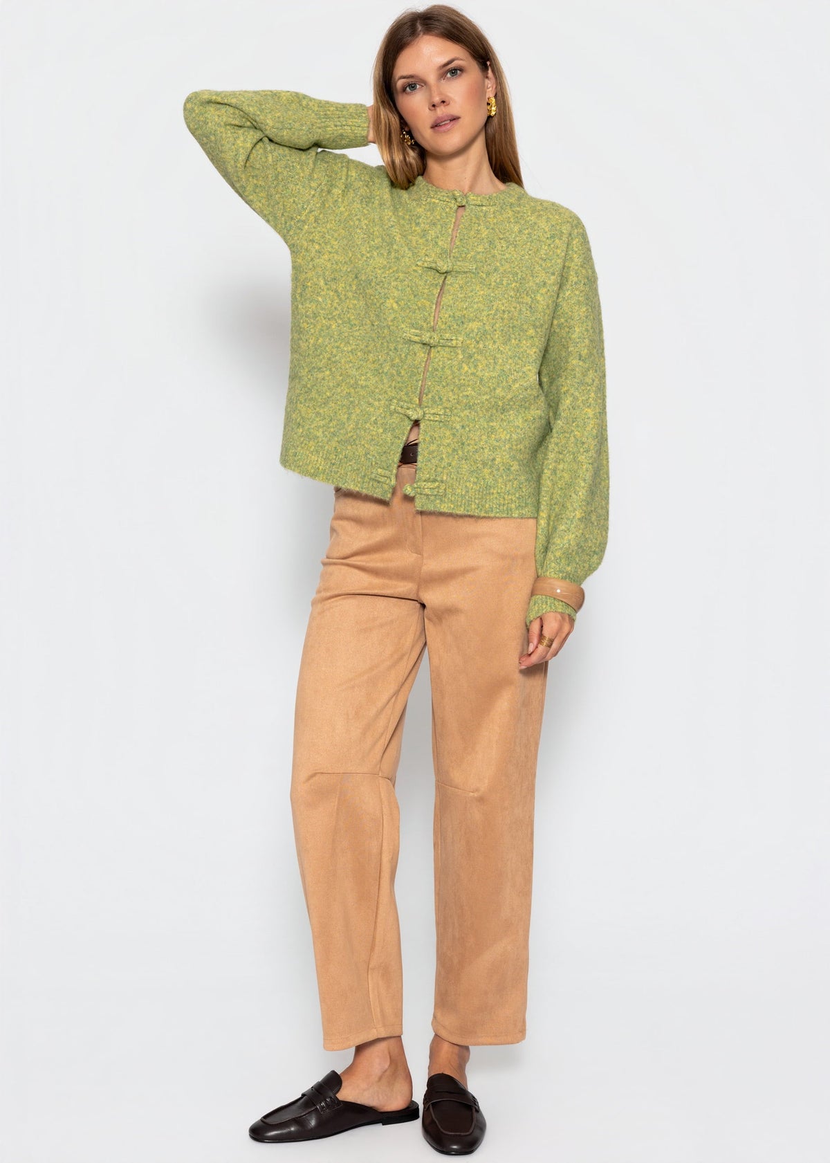Gilet avec fermeture à lacer - vert