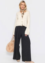 Gilet à manches évasées - beige