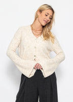 Gilet à manches évasées - beige