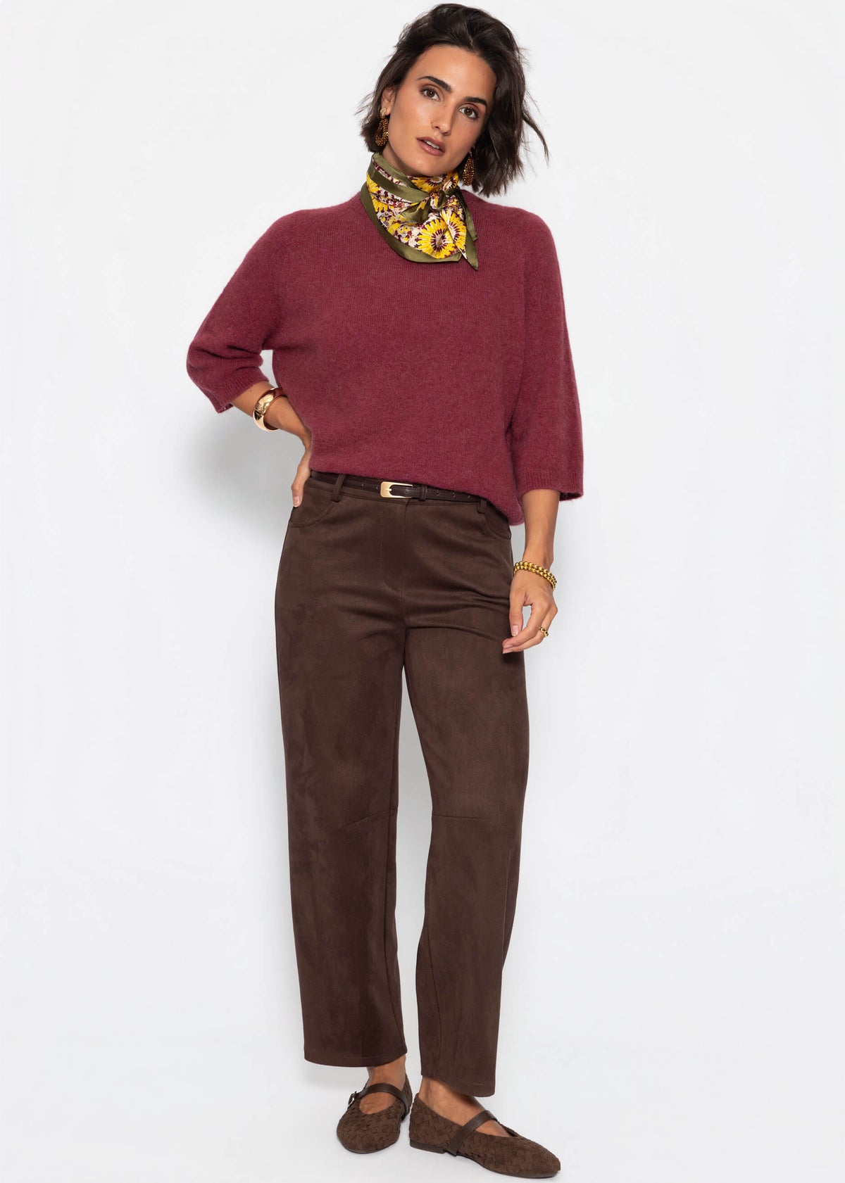 Pull en tricot - baies