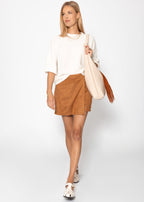 Pull en tricot - blanc cassé