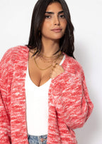 Cardigan bicolore - rose