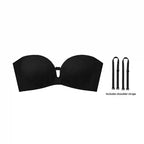 Strapless Front Closure Bra Anti-Slip Grip Wireless