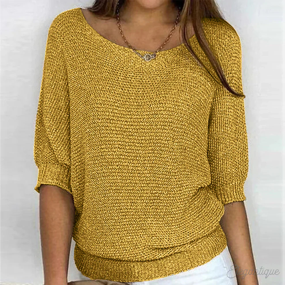 Gabrielle | Pull torsadé maille chic