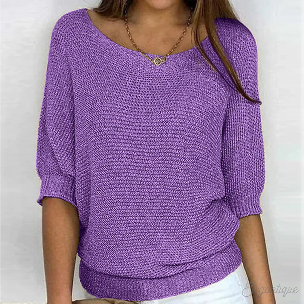Gabrielle | Pull torsadé maille chic