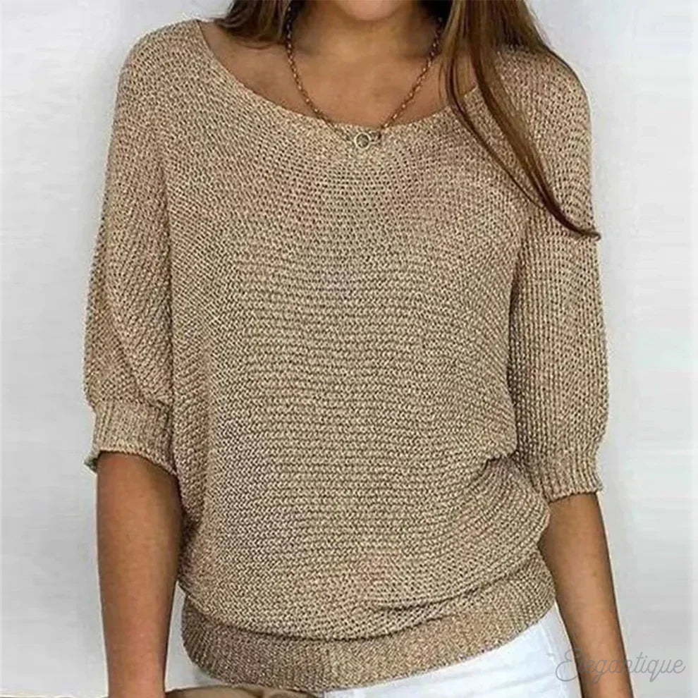 Gabrielle | Pull torsadé maille chic